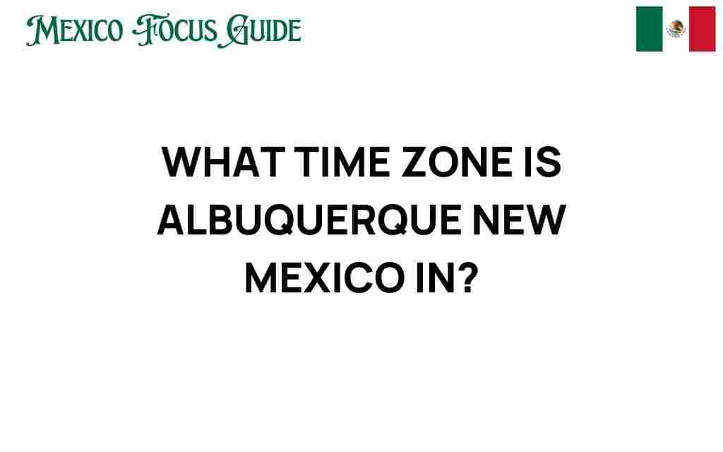 albuquerque-time-zone